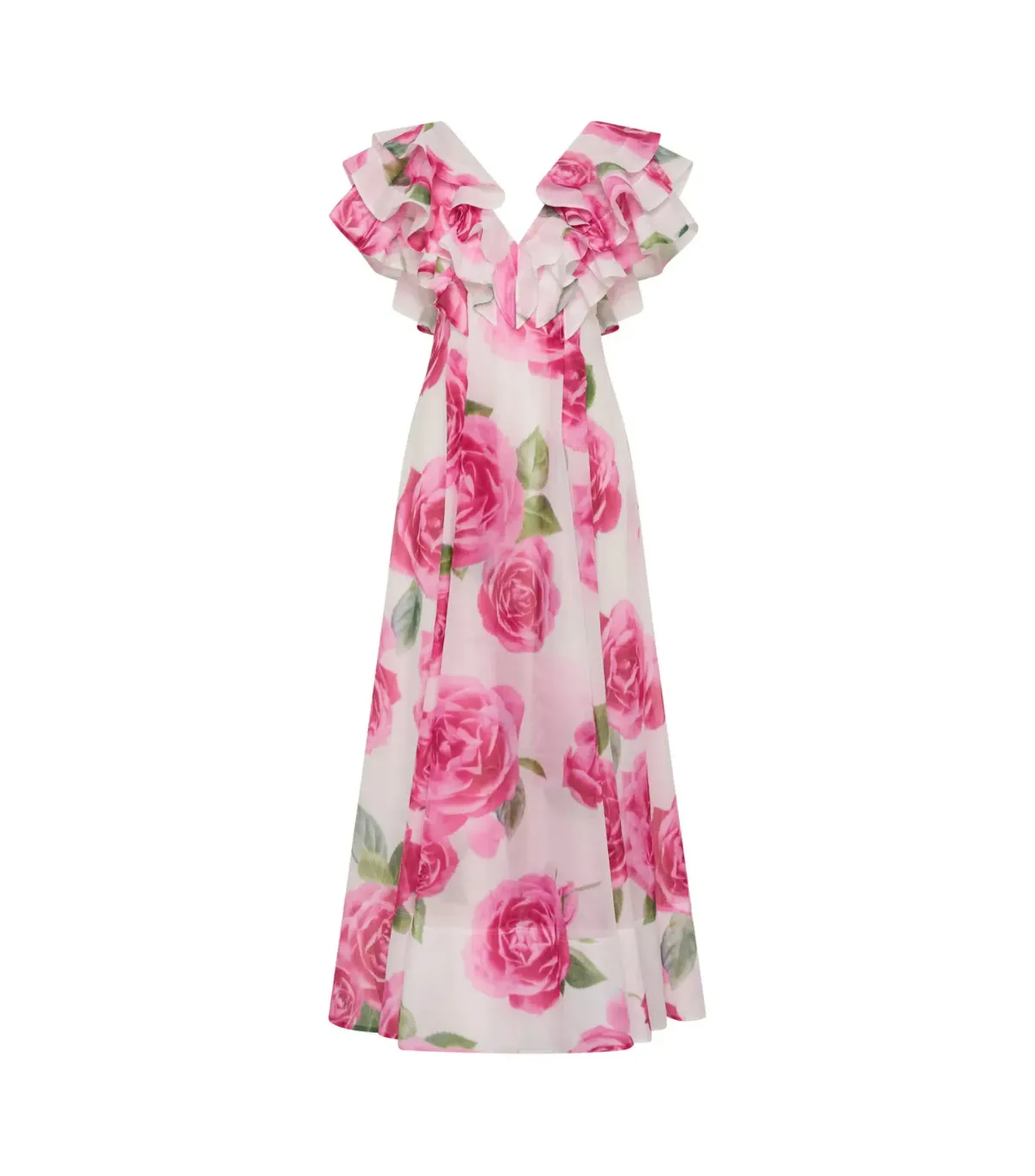 Aje Olea Maxi Dress in Soft Rose Light Size AU 12 - Image 3