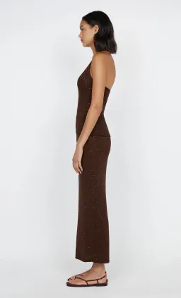 Bec and Bridge Delfina Tube Skirt in Chocolate Size XS / AU6 for rent on The Volte - image 3