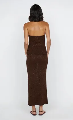 Bec and Bridge Delfina Tube Skirt in Chocolate Size XS / AU6 for rent on The Volte - image 4