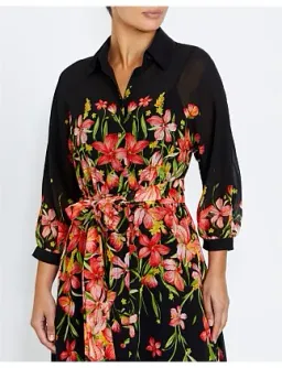 Anthea Crawford Laina Autumn Chiffon Gown Multi Size 14 for rent on The Volte - image 4