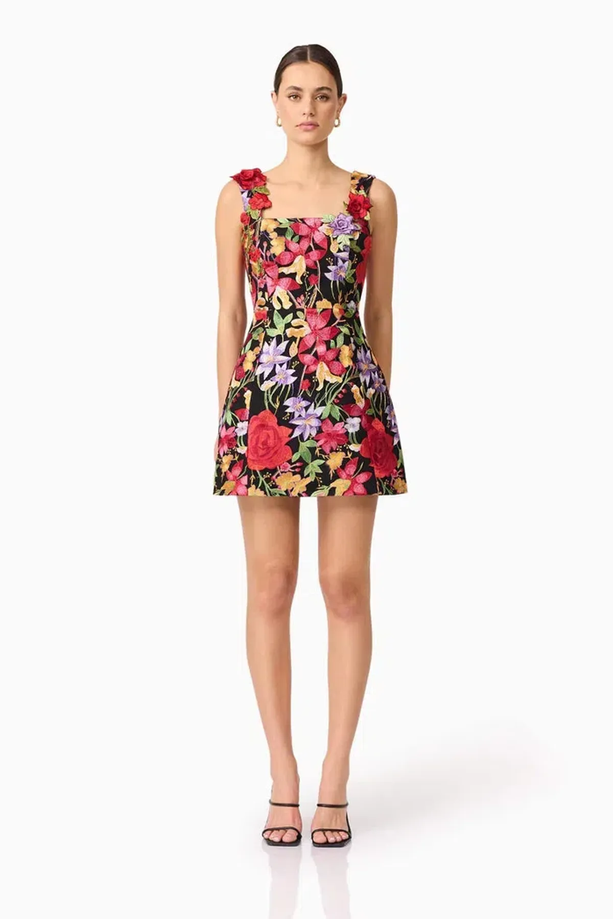 Elliatt Talia Mini Dress Floral Size 6 - Image 1
