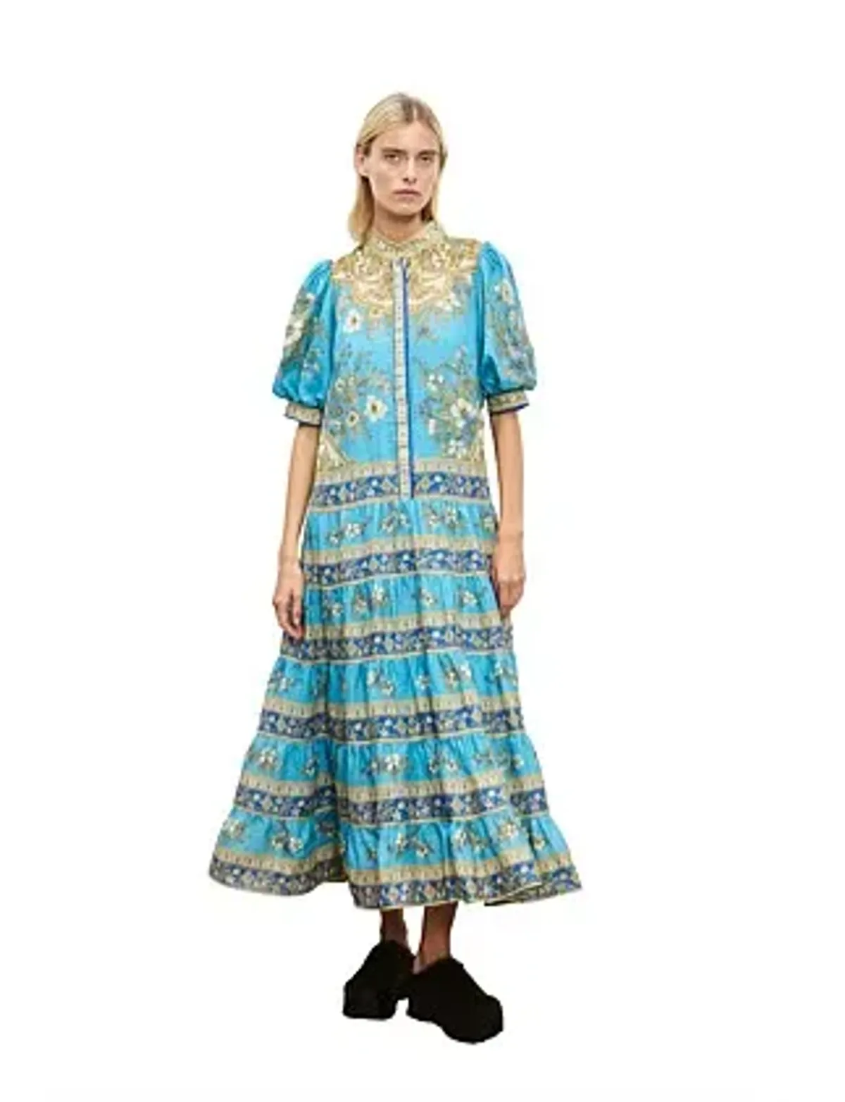 Alemais Cassie Tiered Midi Dress Size 10 - Image 1