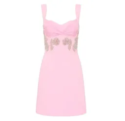 Rebecca Vallance Jenna Bustier Mini Dress Pink Size 16 for rent on The Volte - image 4