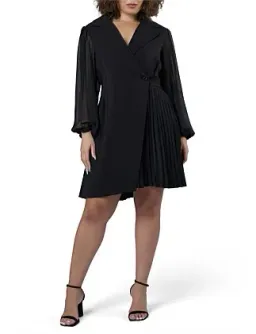 PINK DUSK-FEVERISH NIGHTS TUXEDO MINI DRESS for rent on The Volte - image 1