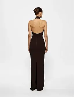 Effie Kats Rhi Gown Brown Chocolate Size 10 for rent on The Volte - image 4