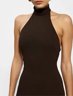 Effie Kats Rhi Gown Brown Chocolate Size 10 for rent on The Volte - image 5