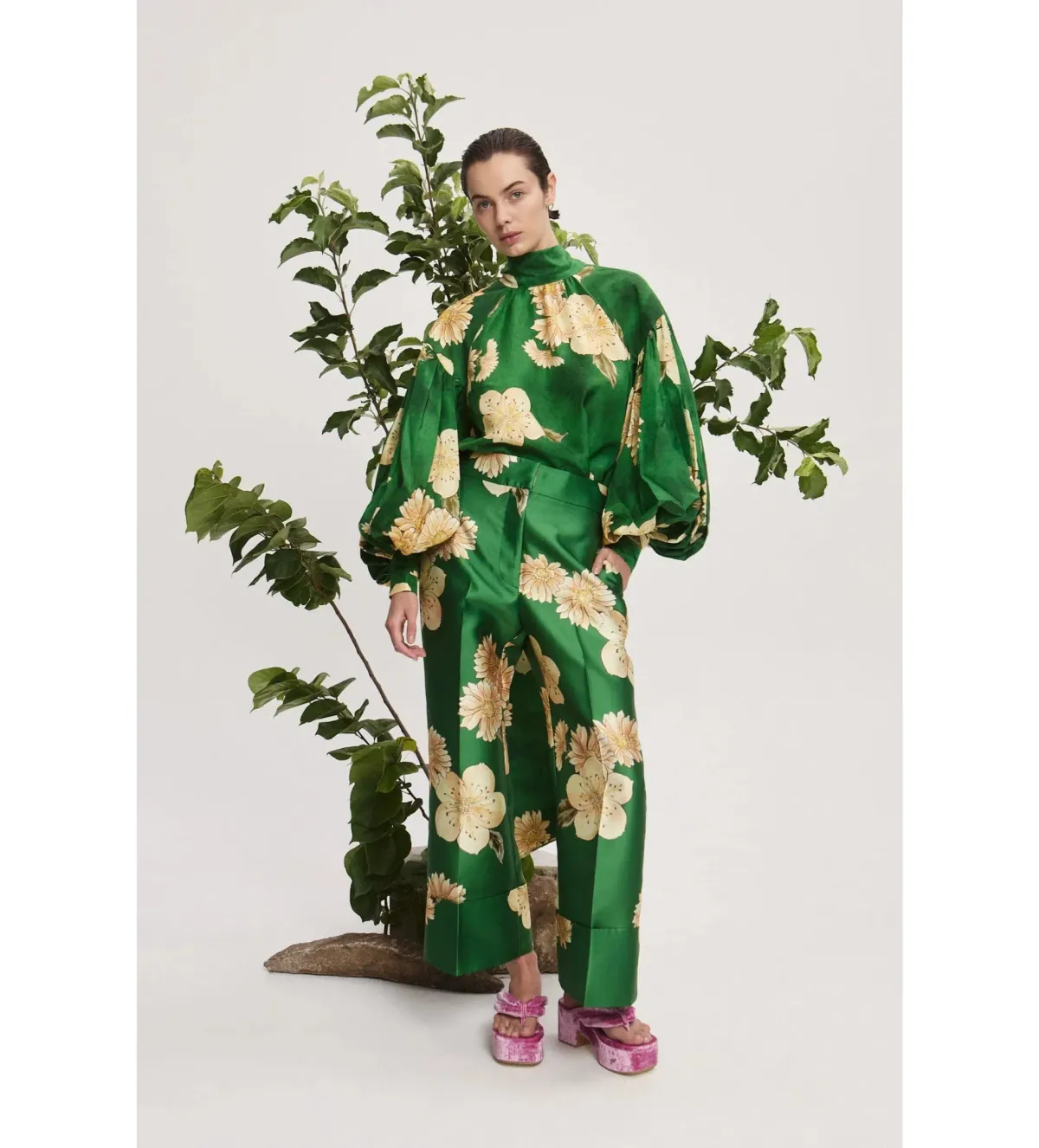 Alemais Sage Pant Green Size 8 - Image 1