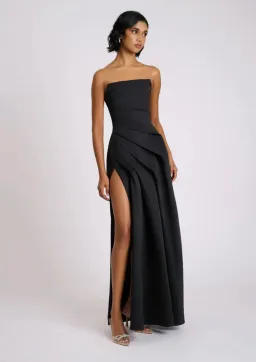 Eliya The Label Deanna Maxi Dress Black Size AU 10 for rent on The Volte - image 1