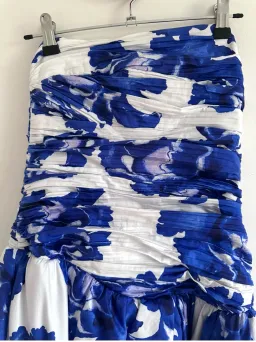 Aje Behold Maxi Dress Bodly Blooming Cobalt Size 14 for rent on The Volte - image 6