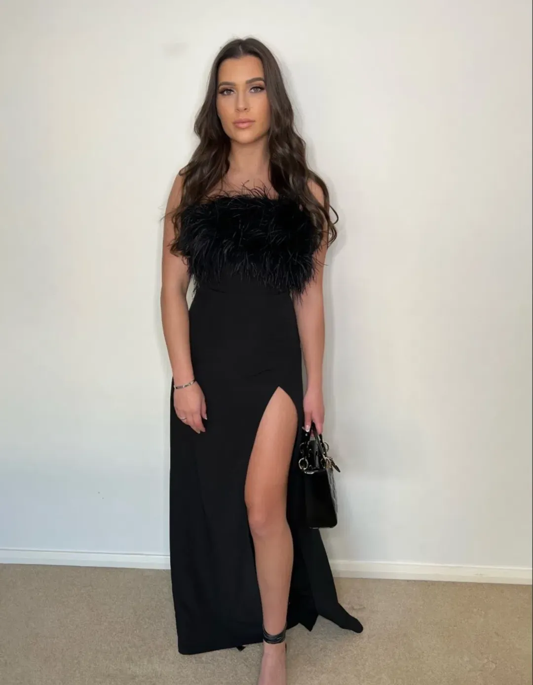 Rachel Gilbert Linc Gown Black 4/AU14 for rent on The Volte - main image