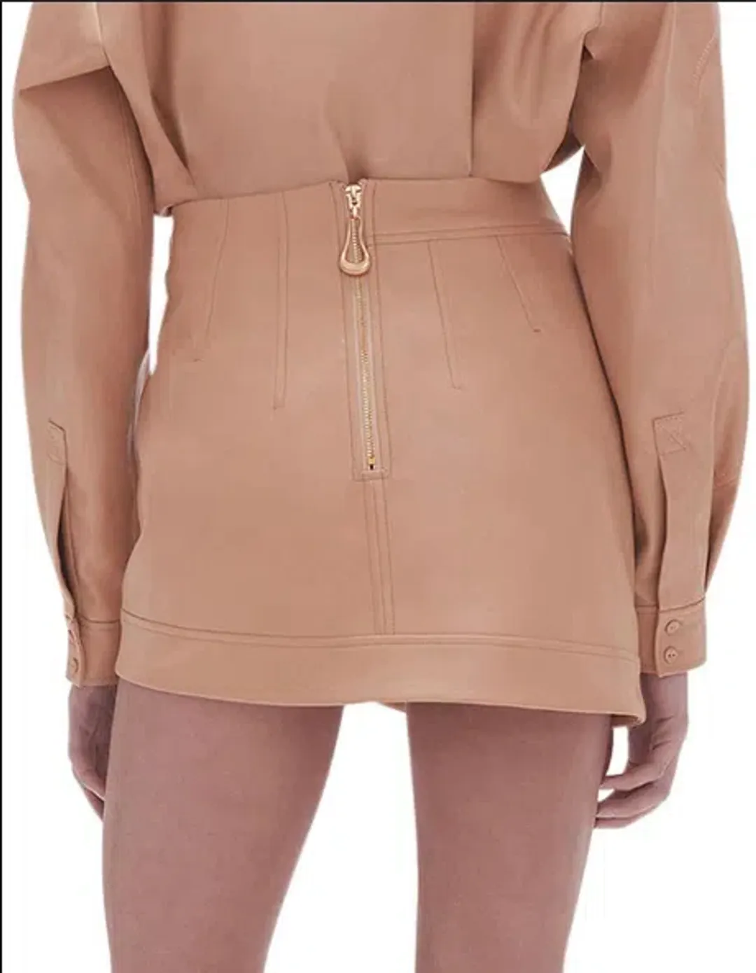 Aje Priscilla Scalloped Mini Skirt and Shacket - Size 8 for rent on The Volte - main image