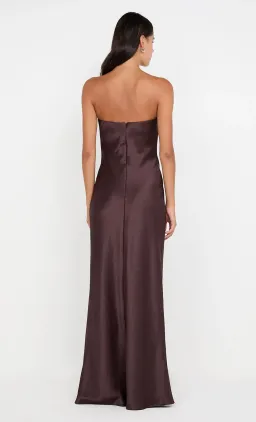 Bec & Bridge Austen Strapless Maxi Dress in Brown Size 8 for rent on The Volte - image 2