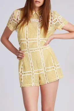 Alice McCall Love Sublime Playsuit Buttercup Yellow Size XS / AU 6 for rent on The Volte - image 3