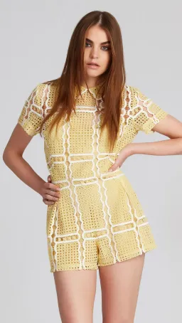 Alice McCall Love Sublime Playsuit Buttercup Yellow Size XS / AU 6 for rent on The Volte - image 2