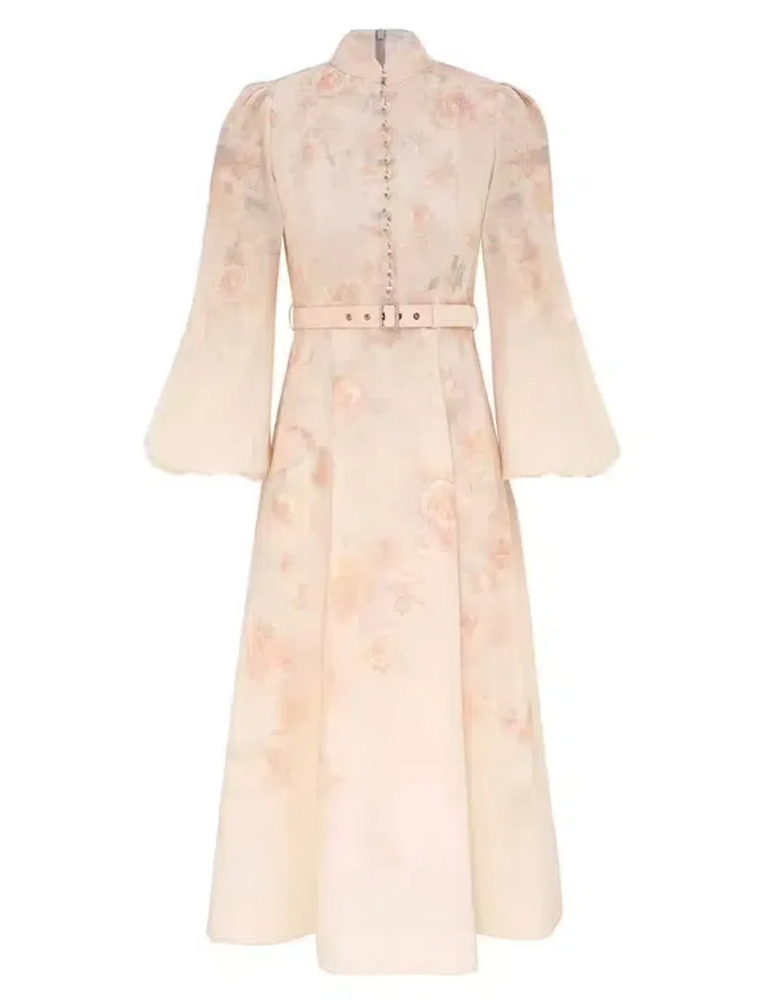 Zimmermann Crush Buttoned Midi Dress Size 4/AU16 for rent on The Volte - main image