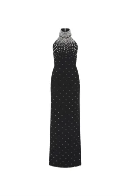 Rebecca Vallance Alivia Gown Maxi Dress in Black Size AU 10 for rent on The Volte - image 8