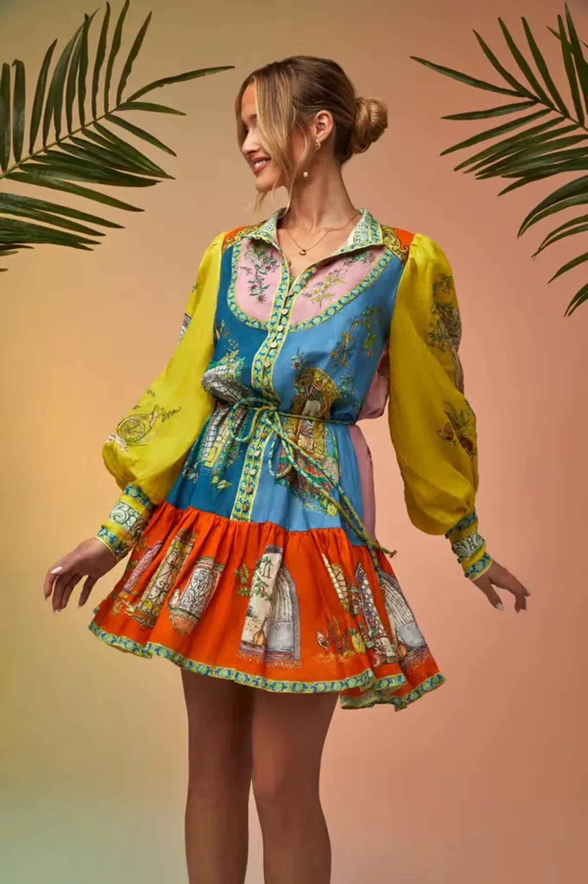 Alemais Monte Mini Dress Size 16 - Image 1