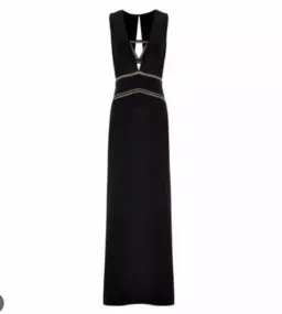 Sass & Bide Dimanche Black Maxi Dress With Matching Bralette Size AU 14 for rent on The Volte - image 3