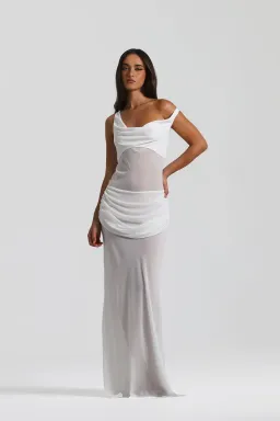 Natalie Rolt Cadence Gown in White Size 10 for rent on The Volte - image 2