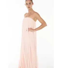 Manning Cartell Boundless Strapless Midi Dress Blush Size 10 for rent on The Volte - image 3