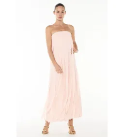 Manning Cartell Boundless Strapless Midi Dress Blush Size 10 for rent on The Volte - image 1