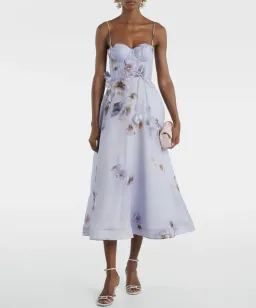 Zimmermann Hypnotic Picnic Dress Lilac Poppy Size 6 for rent on The Volte - image 2