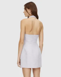 Camilla and Marc Altair Mini Halter Dress Lilac Size 12 for rent on The Volte - image 2