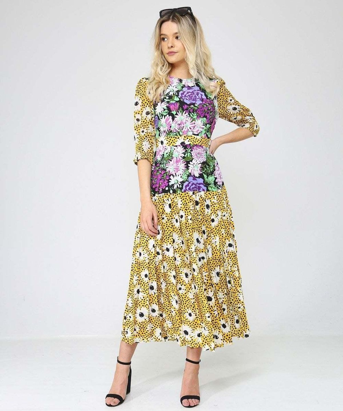 Rixo London Leopard Daisy Retro Dress Print Size 6 - Image 1