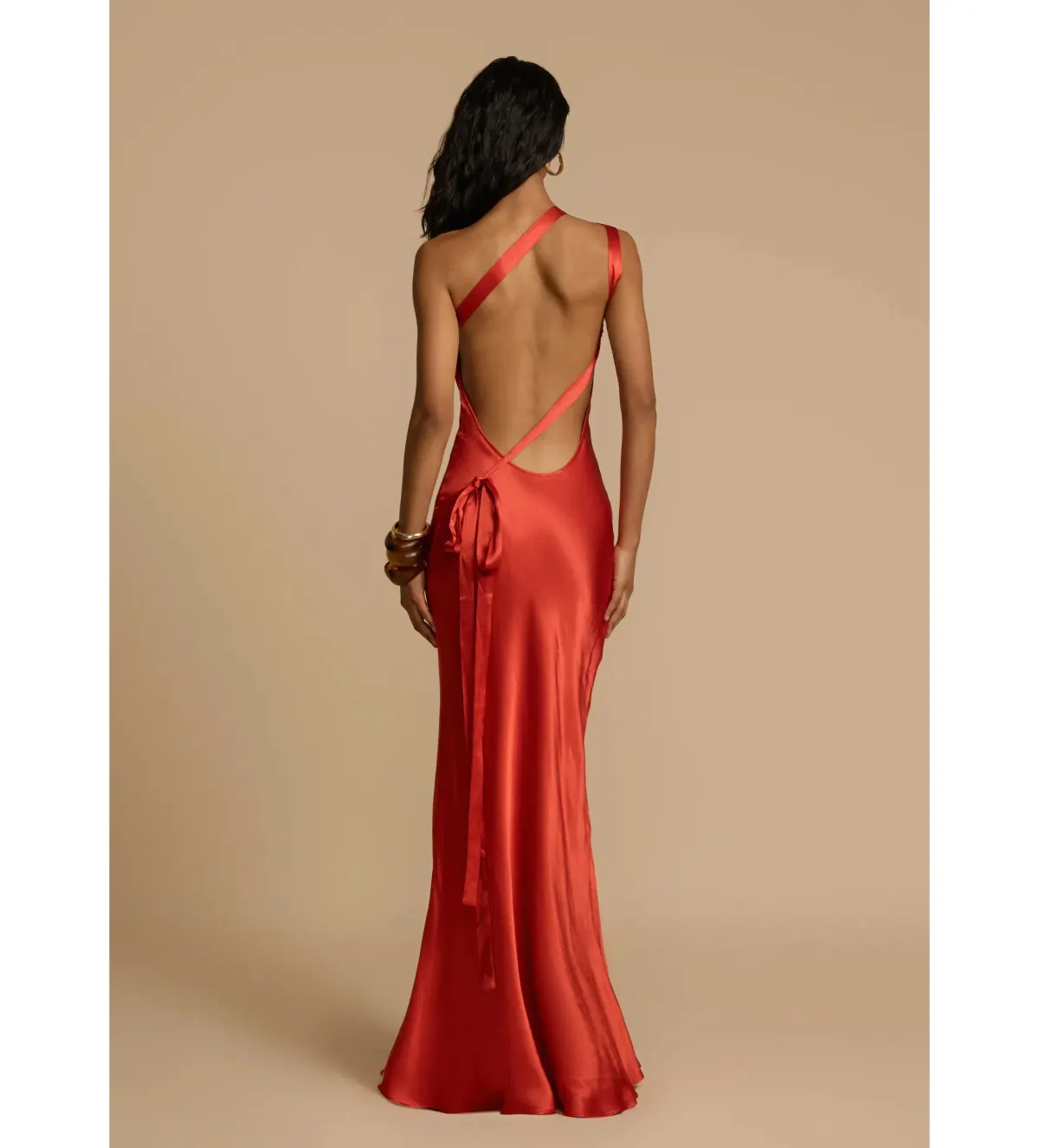 Arcina Ori Monique Maxi Gown Rust Size XS/ AU 6 - Image 5