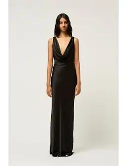 Michael Lo Sordo Drape Front Maxi Dress Size 8 for rent on The Volte - image 1