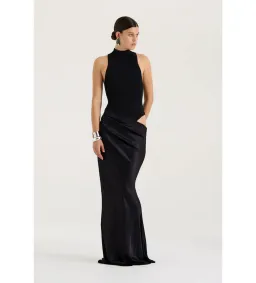 Henne Soraia Maxi Dress Black Size L AU 12 for rent on The Volte - image 1