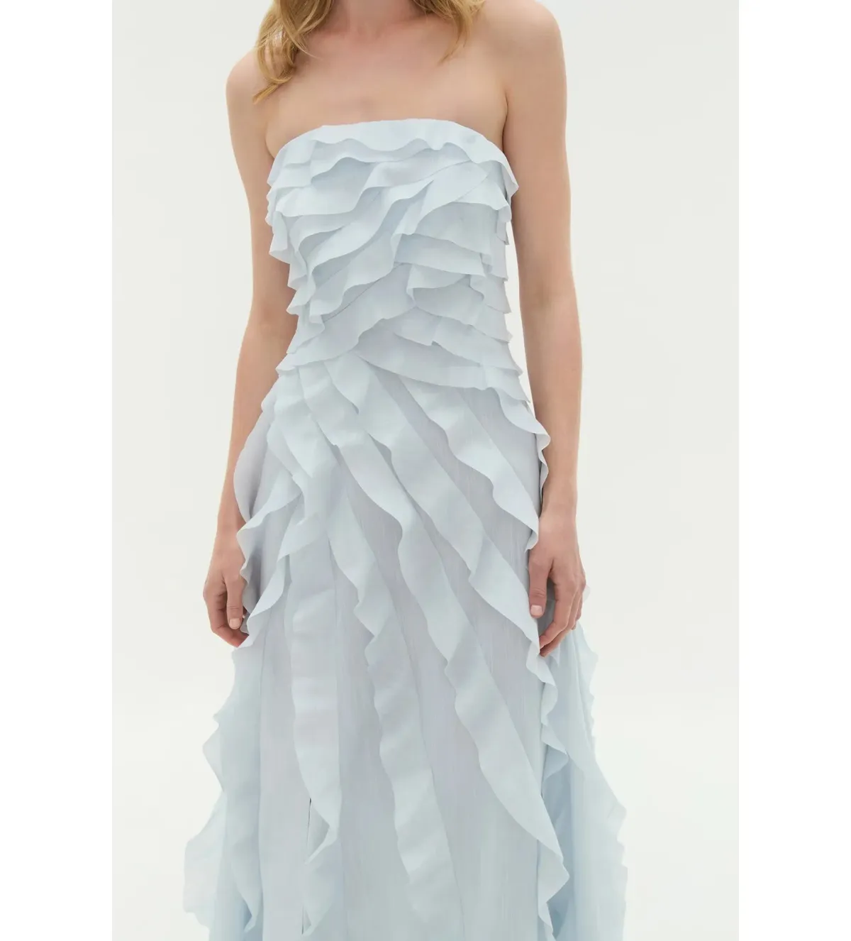 Aje Allairie Gown Pastel Blue Size AU 6 - Image 4