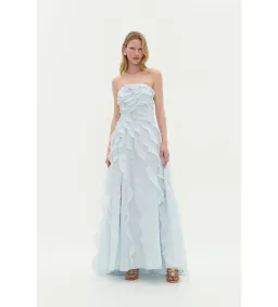 Aje Allairie Gown Pastel Blue Size AU 6 for rent on The Volte - image 1