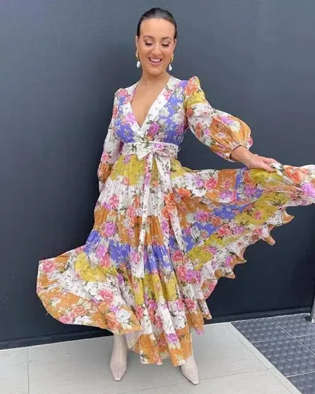 Zimmermann Pattie Wrap Midi Dress Size 3 / AU 14 - Image 3