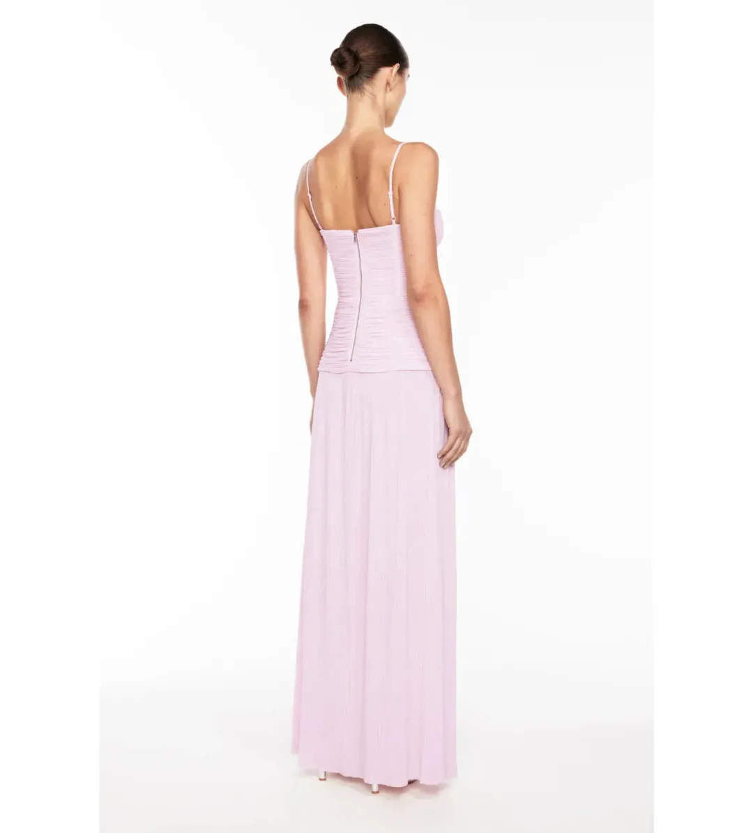 Manning Cartell Double Time Pleat Maxi Dress Hydrangea Size AU 10 for rent on The Volte - main image