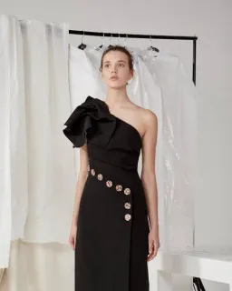 Acler Lynch Dress Black Size 8 for rent on The Volte - image 5