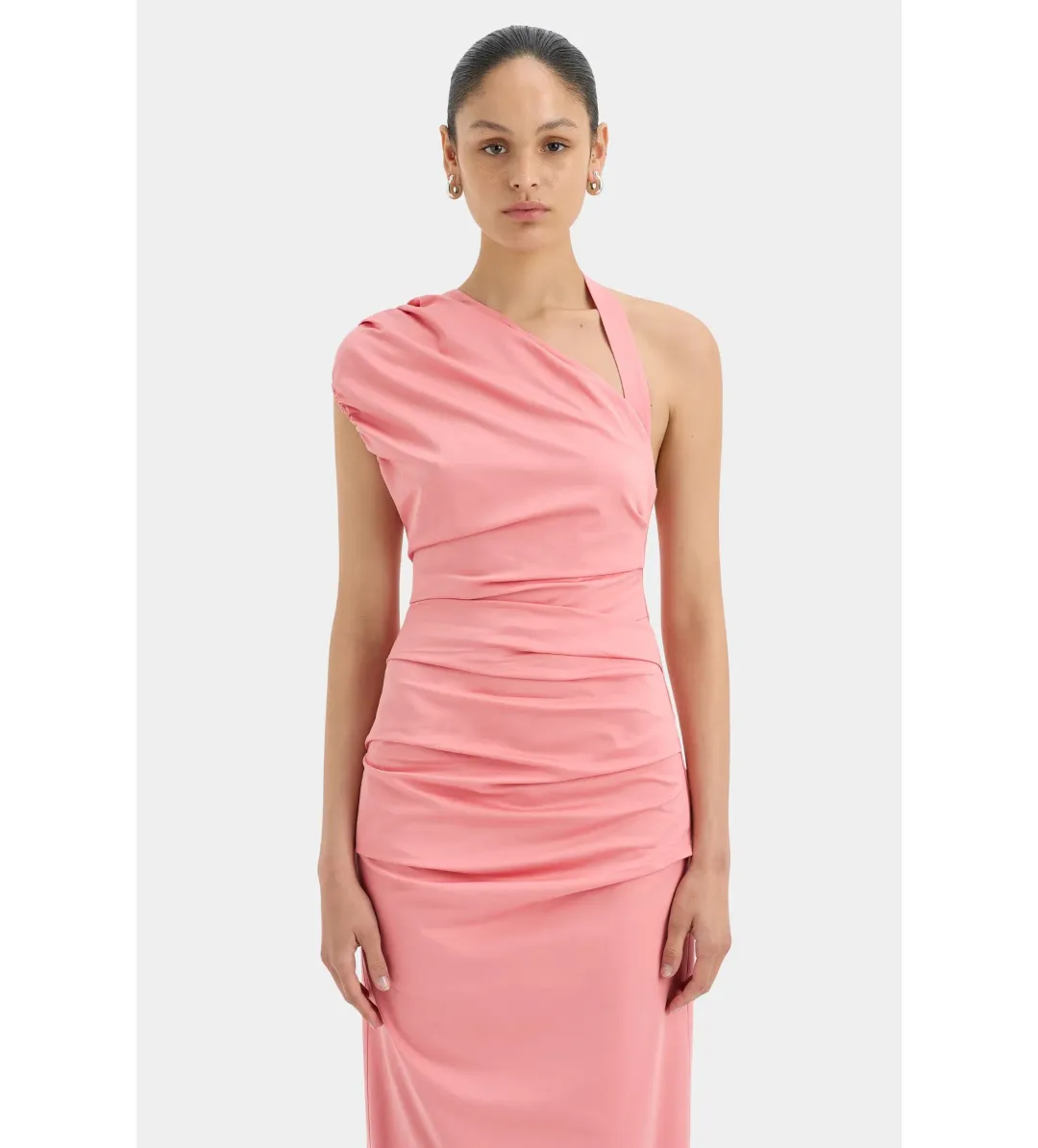 Sir the Label Giacomo Gathered Gown Pink Size 1 AU 8 for rent on The Volte - main image