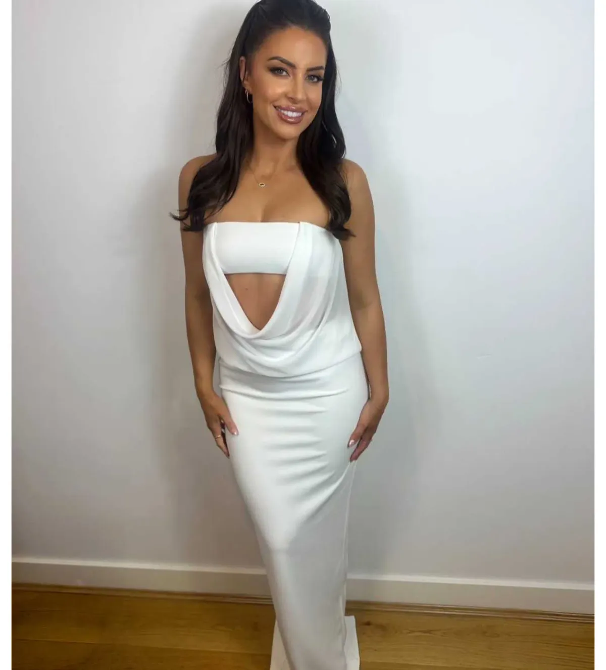 Natalie Rolt Tayte Maxi Dress White Size 1 AU 8 - Image 4