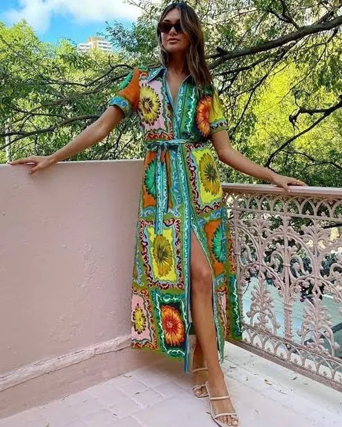 Alemais Disco Daisy Shirt Dress Size AU 14 - Image 3