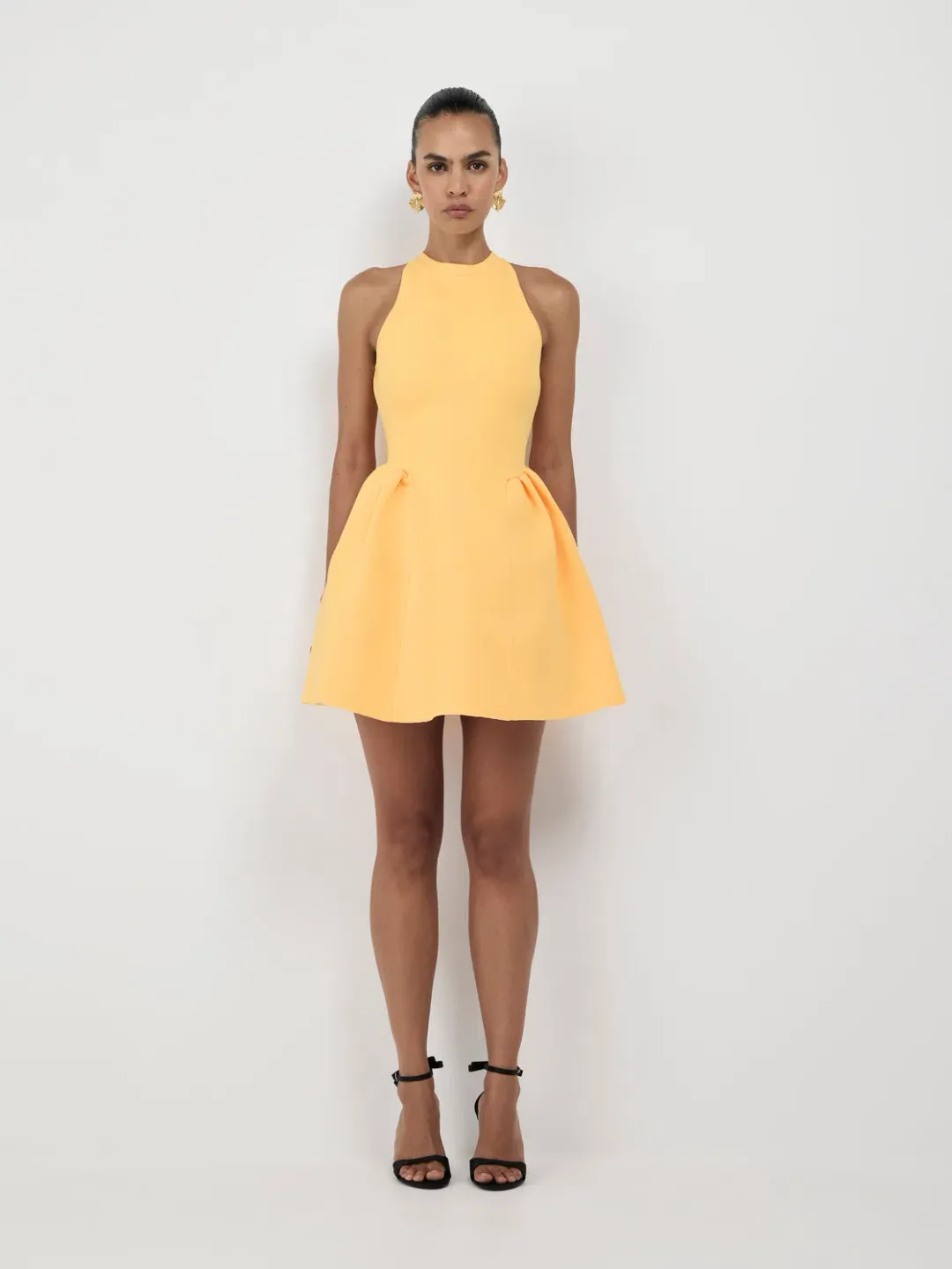 Sheike Sardinia Mini Dress Yellow Size 10 for rent on The Volte - main image