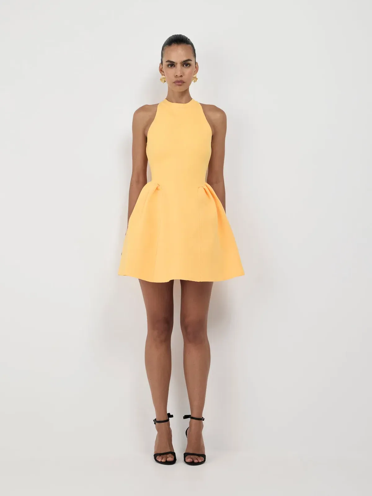 Sheike Sardinia Mini Dress Yellow Size 10 - Image 1