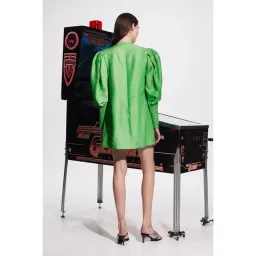 Alemais Dazzle Mini Dress in Green Size AU 8 for rent on The Volte - image 3