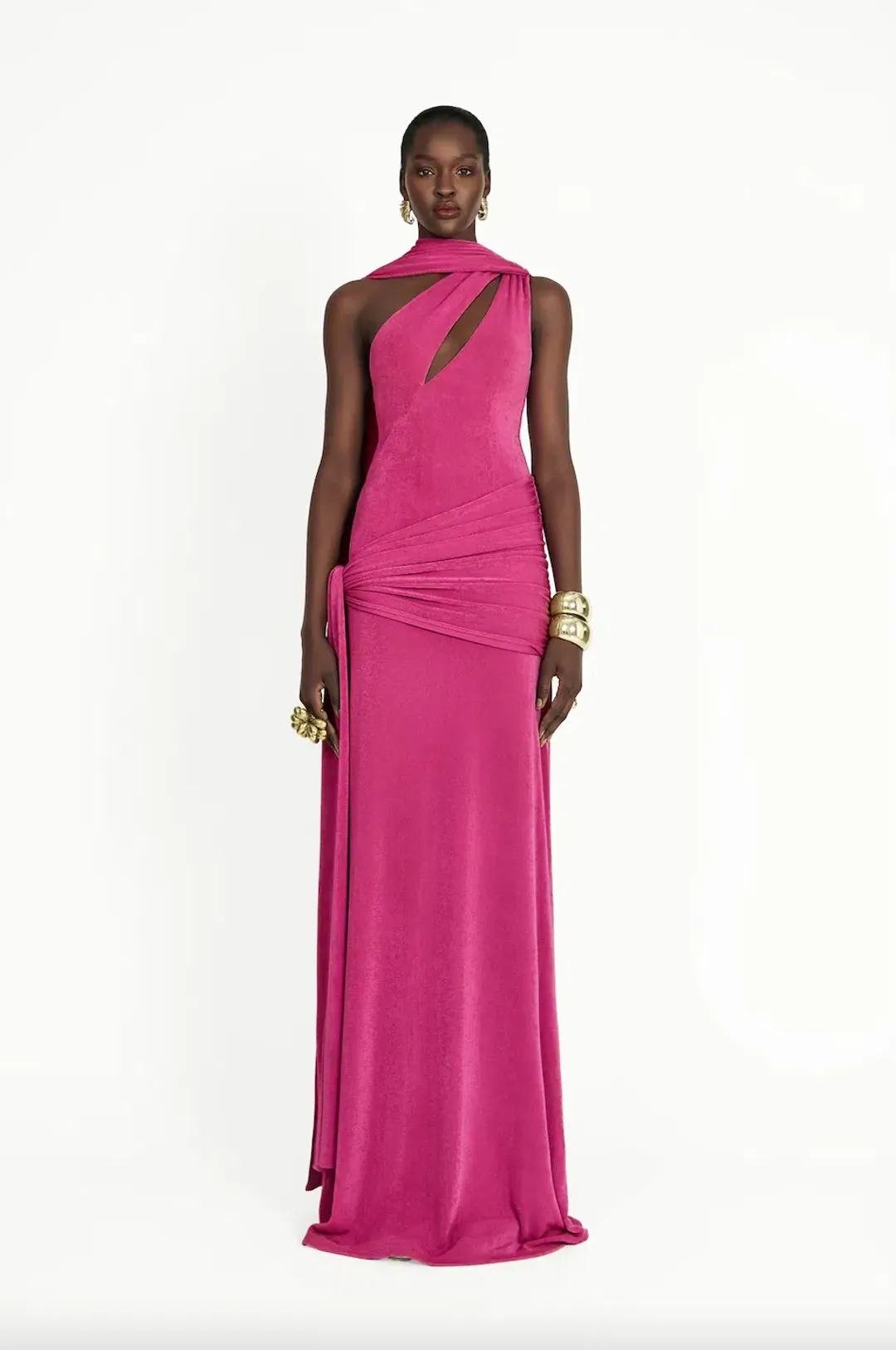 Khanum's Kiaan Maxi Dress in Pink Size M/ AU 10 for rent on The Volte - main image