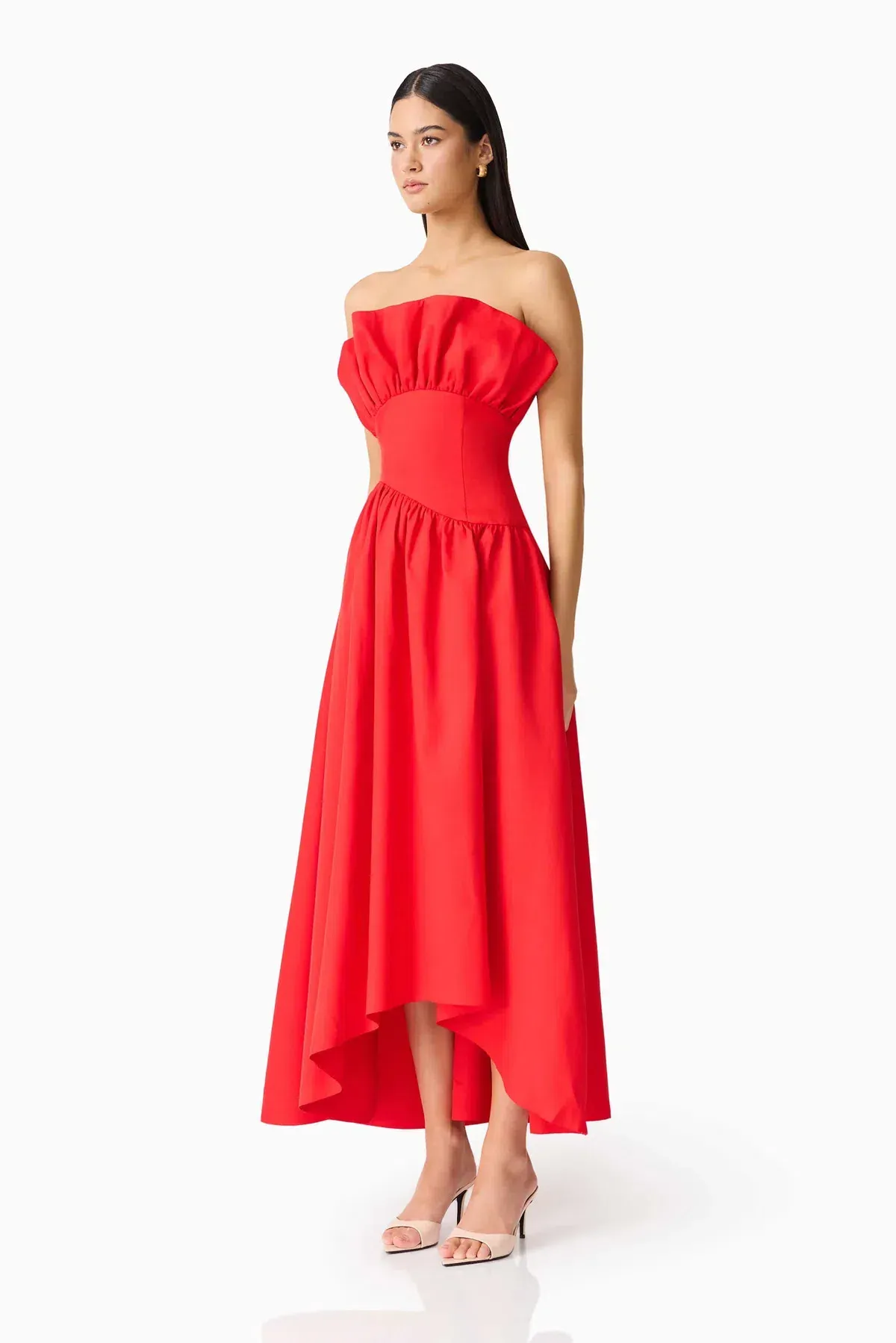 Elliatt Laurel Sleeveless Maxi Dress In Red Size 8 AU - Image 2