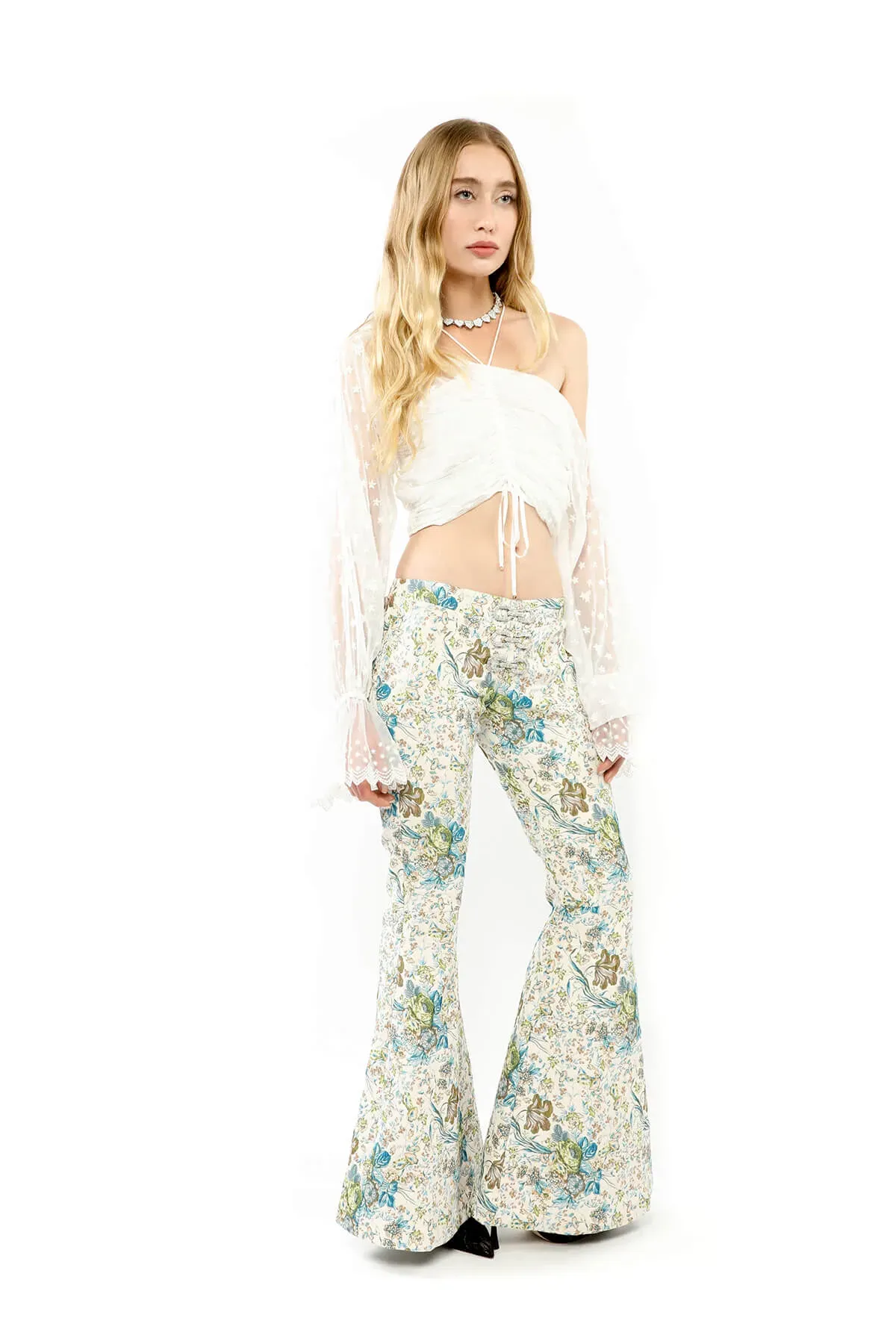 ALICE By Alice McCall Petra Crop Top White Size AU 12 - Image 5