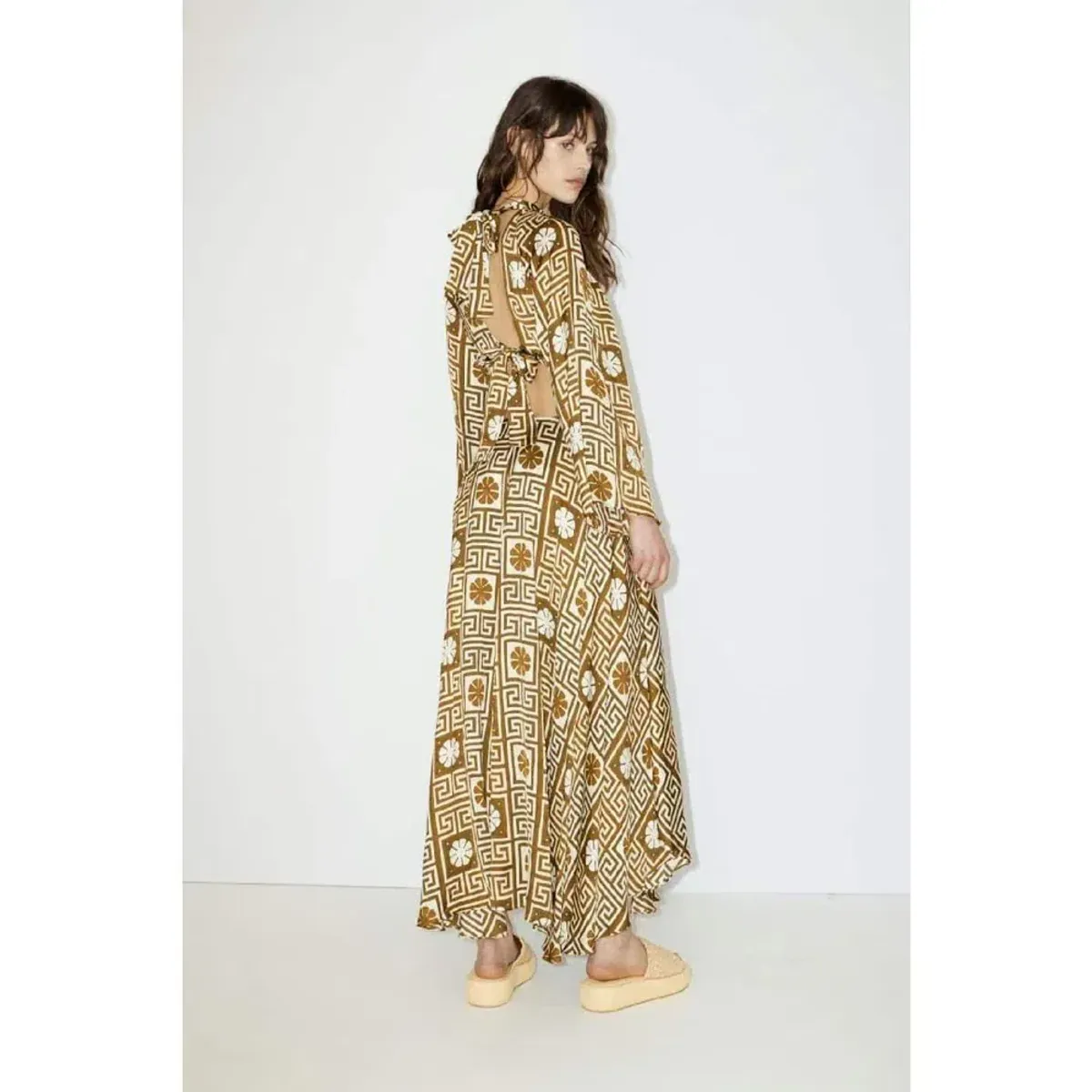 Alemais Dimi Cut Out Dress Maxi Green Size AU 12 - Image 2