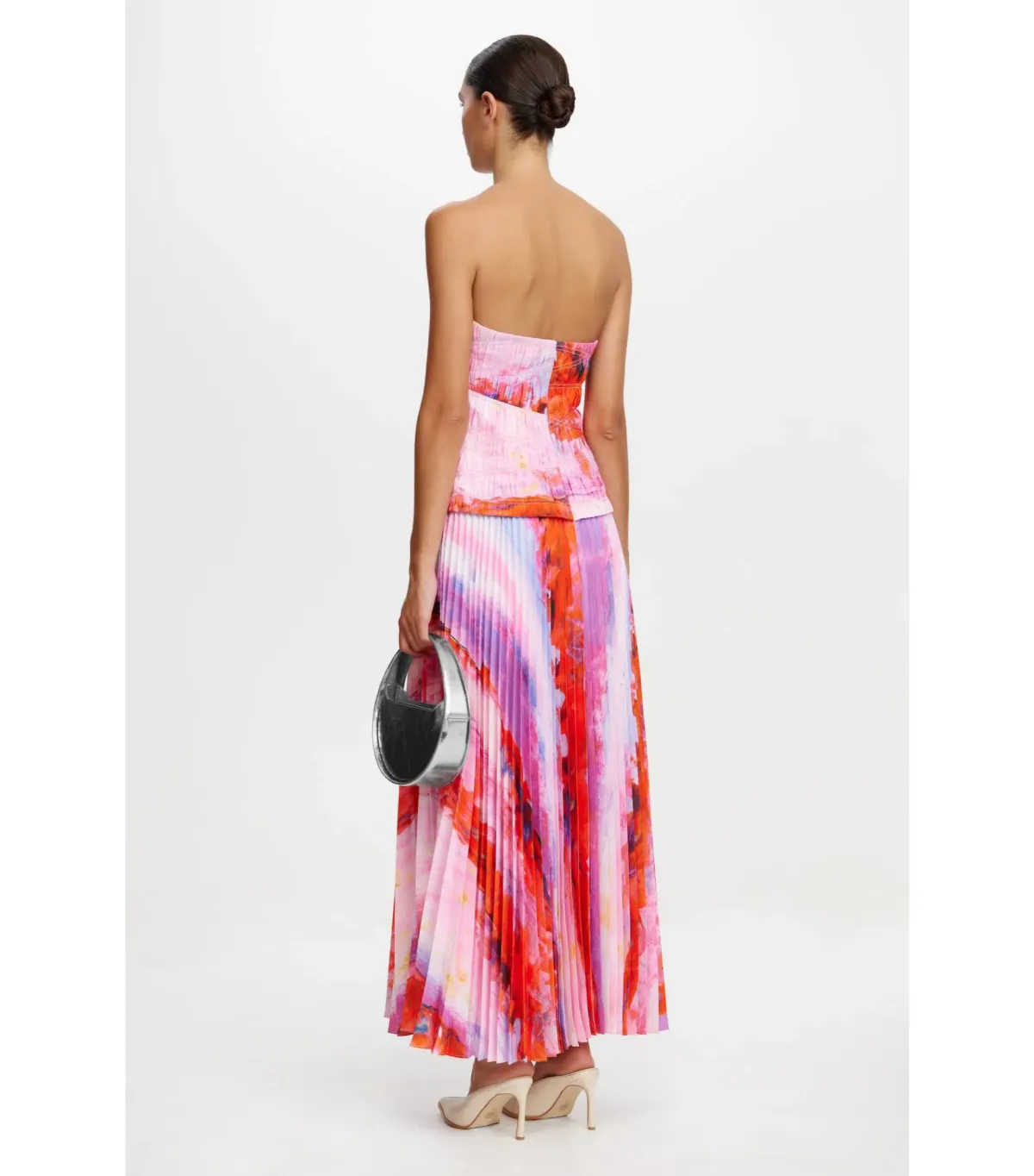 Acler Rockland Midi Dress in Violet Canvas Size AU 6 - Image 3