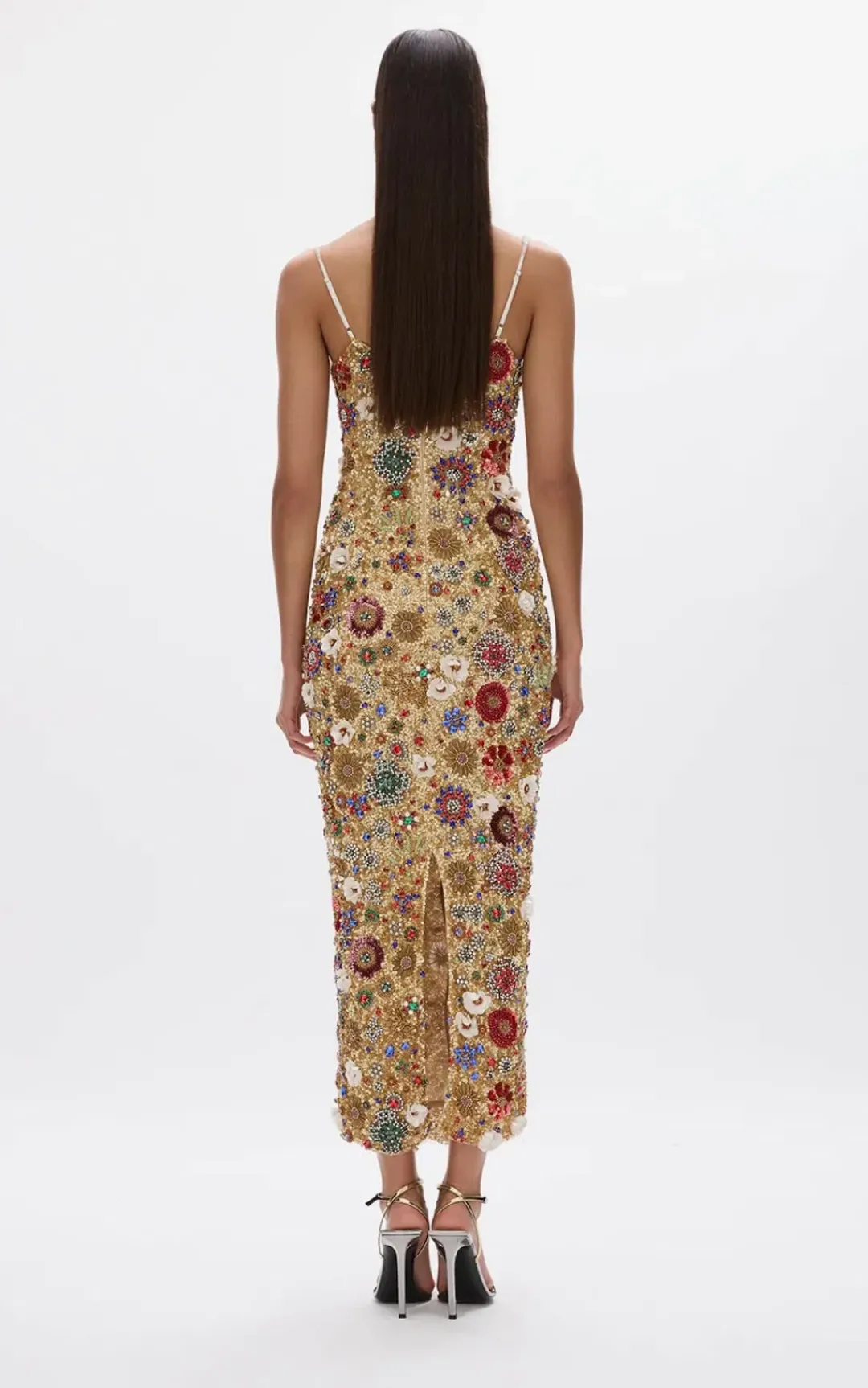 RACHEL GILBERT FRANCESCA GOWN DRESS GOLD SIZE 1 AU 8 for rent on The Volte - main image