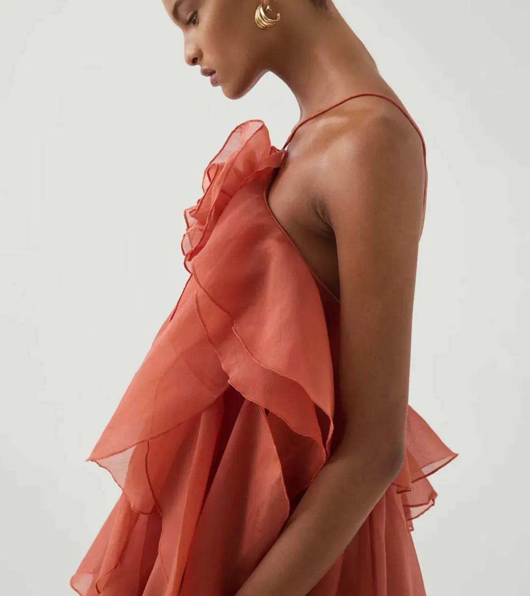 Aje Pandorea Layered Maxi Dress - Size 16 for rent on The Volte - main image