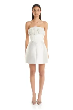 Eliya The Label Tehanni Mini Dress White Size M / AU 10 for rent on The Volte - image 1